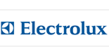 Electrolux logo featuring blue text and geometric design, representing a leading brand in home appliances and refrigeration technology, symbolizing innovation and quality in cooling solutions.