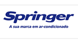 Springer logo featuring blue stylized text, representing a prominent brand in air conditioning and refrigeration solutions, symbolizing innovation and quality in climate control technology.